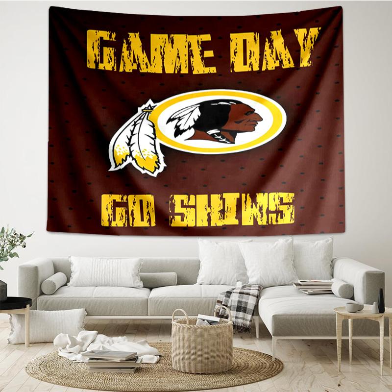 Washington Redskins Tapestry Hanging for Bedroom,Livingroom, Playroom,Decor Art Room Wall Tapestry Holiday and Birthday Gifts