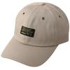 Military Tag Baseball Cap Free Men's 6-Panel (JP, Alphabet, Size, Beige)