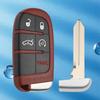 Okey Remote Car Key 433MHz ID46 Red Model For Chrysler 300C Dodge Charger Journey Challenge Dart Durango Jeep FCC:M3N-40821302