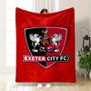 Exeter City FC Logo Blanket for all seasons blanket lunch break throw gift