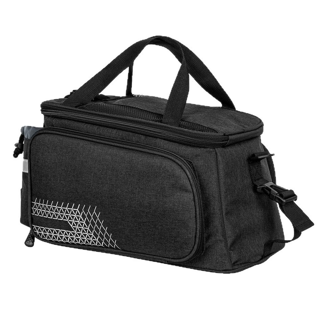 Bike Saddle Bag Rear Bike Rack Bag for Bike 17L Large Capacity Combines Hand-carry Shoulder-sling and Bike Mounting Capabilities