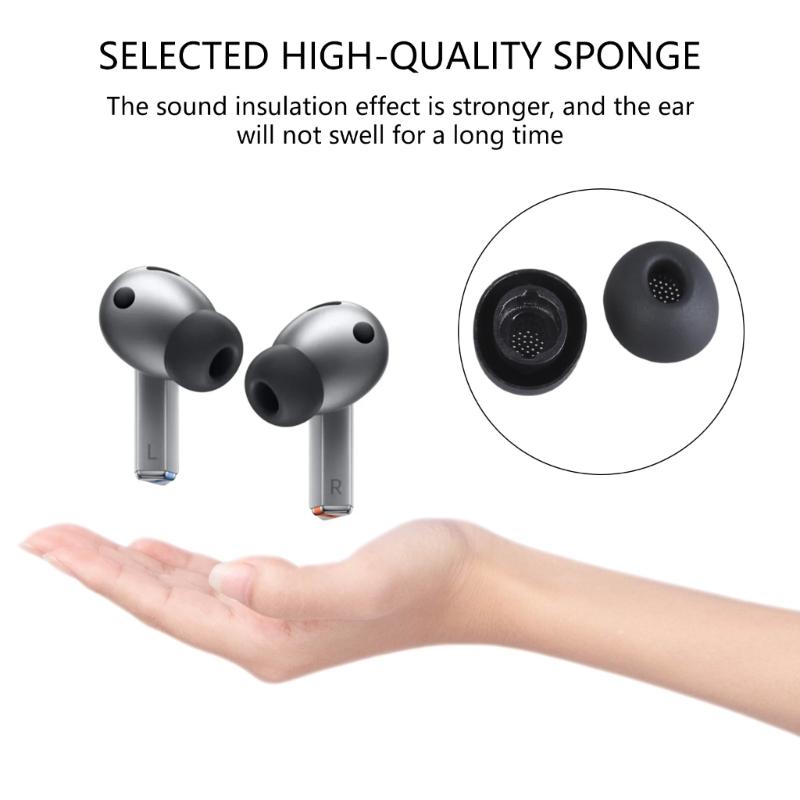 Silicone Ear Tips Earbuds Covers Set for Buds 3 Earphone 3Pairs Comfortable and Durability Designing