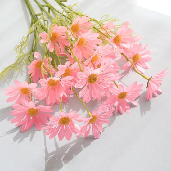 5 Heads Artificial Flower UV Resistant Silk Colorful Fake Flower Decor Handcraft