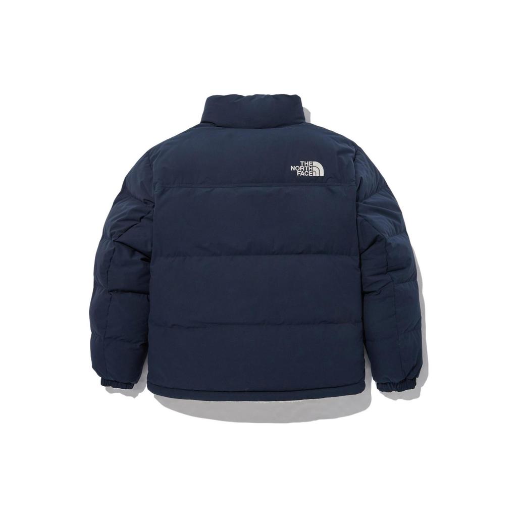THE NORTH FACE Down Jackets Unisex Blue/White Stand Collar Thickened Other NJ1DN77B
