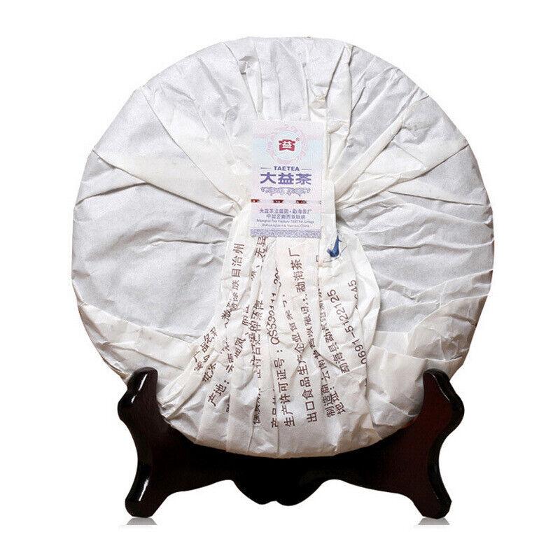 2020 / 2021 Чай Пуэр TAETEA Dayi Golden Needle с белым лотосом, 357 г, спелый чай пуэр