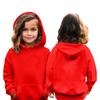 Children's Hoodies Loose Soild Hooded Sports Shirt Fashionable Sports Shirt