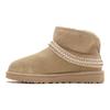 UGG Классические мини-сапоги из овчины, легкие, без застежек, короткие, женские, коричневые 1158262-MDSD