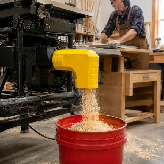 Table Saw Dust Collection Adapter Collector Adapter, 3D Printed Port Sawdust Management Accessory Connector, Efficient Tool, Accessories Universal