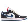 Air Jordan 1 Low SE Industrial Blue Sashiko Мужские кроссовки Белый Черный Сирена-Красный FV3622-141