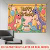 Party Backdrop Birthday Wedding Dinosaur Photo Booth Background Front Door Decor