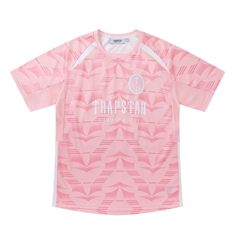 Trapstar London 2026 Новый летний Trapstar Логотип Диагональный логотип Номер 23 Баскетбольная майка Футбольная майка Градиентная спортивная футболка с коротким рукавом
