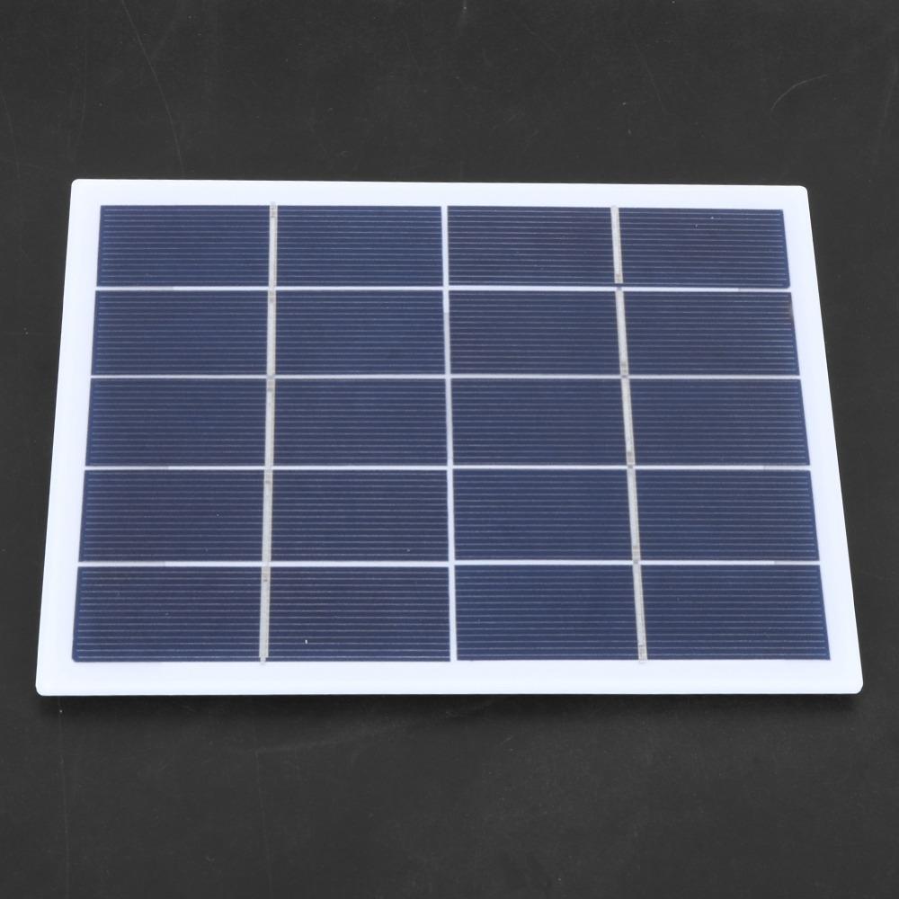 DC Output Polycrystalline Silicon Solar Panel Mini Portable Solar Panel Home Garden Lamp