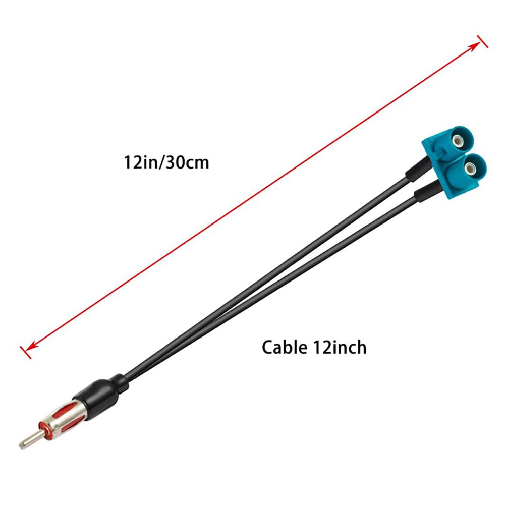 Radio Audio Cable Adaptor Antenna Audio Cable Male Double Fakra - Din Male Aerial For BMW/Ford/Volkswagen Car Electronics Radio Accessories 4