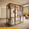 Luxury Solid Wood Panoramic Cat Villa - Large Indoor Glass Cat Room