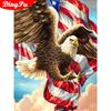 5d Алмазная картина Полный дрель Орел Домашний декор Мозаика Изображение Стразы Американский подарок ручной работы