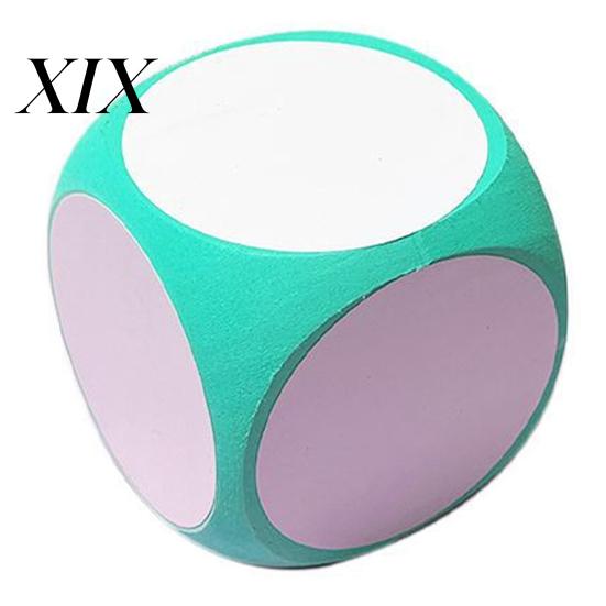 Giant Erasable Dice EVA Foam Game Cube Large Dry Erase Block Writable Playing Prop Kids Educational Toy
