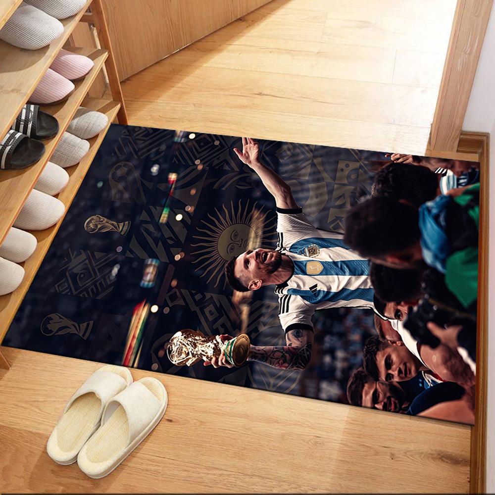 Messi 121 Area Rug Suitable for Decorate room Outdoor Foyer Entryway Anti-slip Rug Office home decor Wedding Party Gift