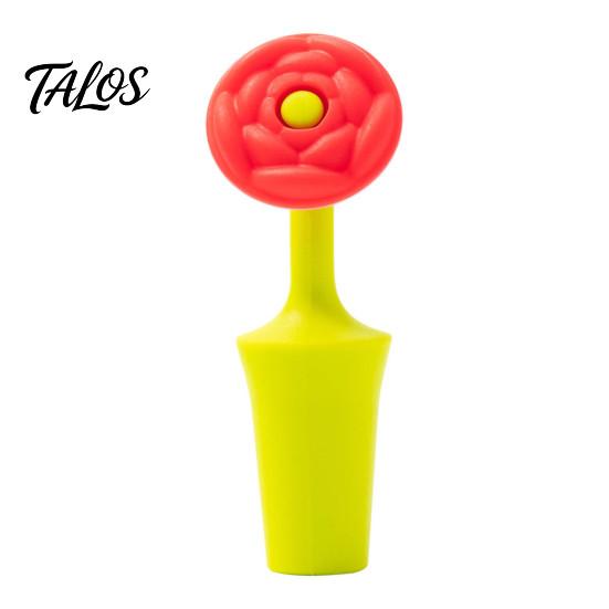 Durable Stretch Resistant Stoppers Flower Silicone Wine Stopper, Food Grade Leak-Proof Bottle Sealer, Kitchen Condiment Sealers Creative Floral Design