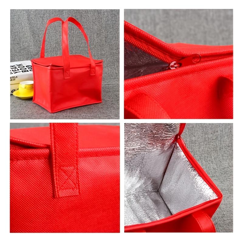 1 Изотермическая сумка для напитков и ланча, изготовленная из алюминиевой фольги для удобства переноски и долговечности, сохраняет еду и напитки свежими и холодными в течение всего дня