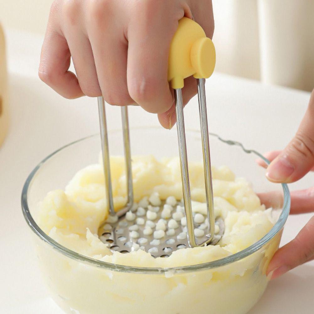 Durable Potato Ricer Stainless Steel Food Masher Practical Kitchen Gadget Cooking