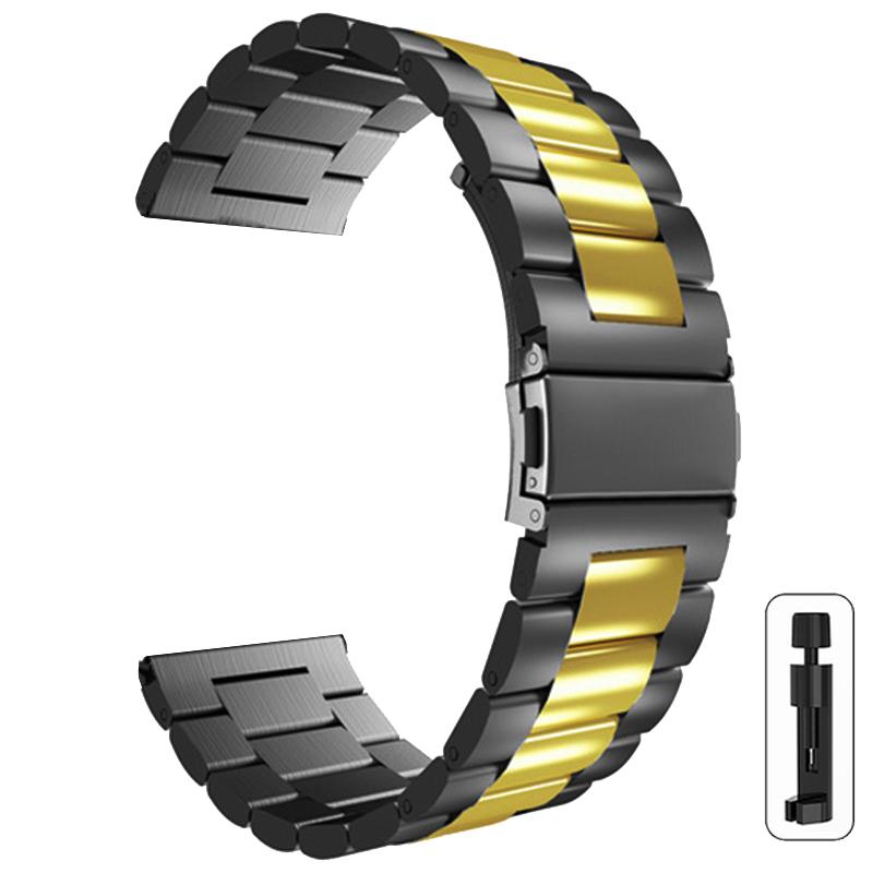 Ремешок для часов 22 мм 20 мм металлический ремешок для Samsung Galaxy Watch 6 5 4 40 мм 44 мм 6Classic 43 47 мм 5Pro 45 м ремешок из нержавеющей стали для Amazfit Correa