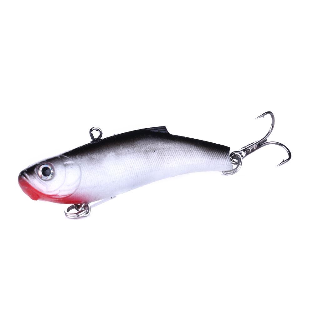 HENGJIA 7CM 17G Winter Fishing Lure VIB Ice Fishing Lure Soft Lead Bait  Sinking Fishing Lure