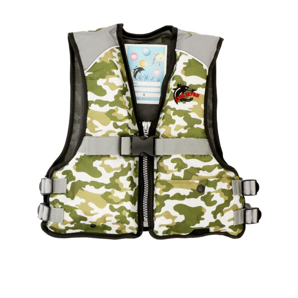 FINE JAPAN Junior Floating Vest GE Camo L FV-6116