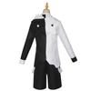 Danganronpa Black and White Bear Personification cos Clothing cosplay Clothing comes with socks.Tie badge