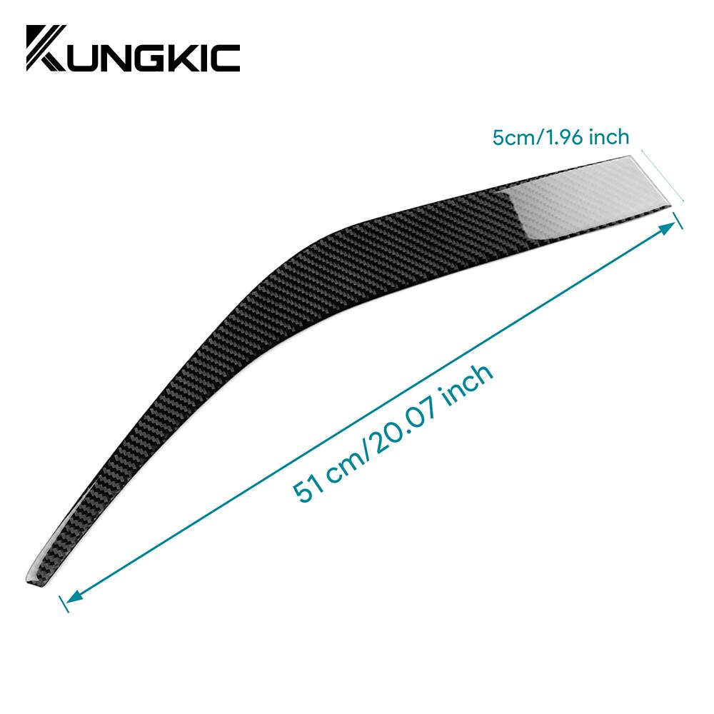 Carbon Fiber Dashboard Trim for Toyota Camry 2018-2024 LHD RHD - Passenger Side Instrument Panel Accessory
