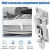 A03E-316 Stainless Steel Marine Boat Door Lock Latch Catch Anti-Rattle Fastener Clamp 70Mm Marine Hardware