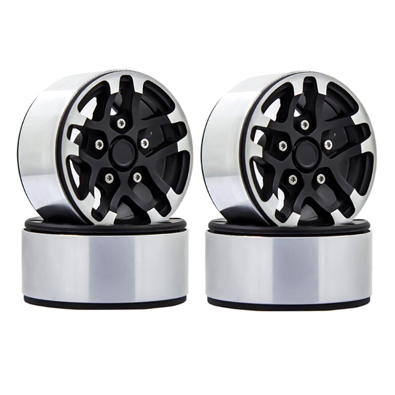 Alluminum Alloy Lock Tire Hub Wheels Model Metal Made Wheel Hub for:TRX4 SCX10 for Car Toy 1/10 Crawler Car