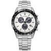Photovoltaic Chronograph Waterproof White Silver [Citizen] Eco-Drive BL5614-59A Men's