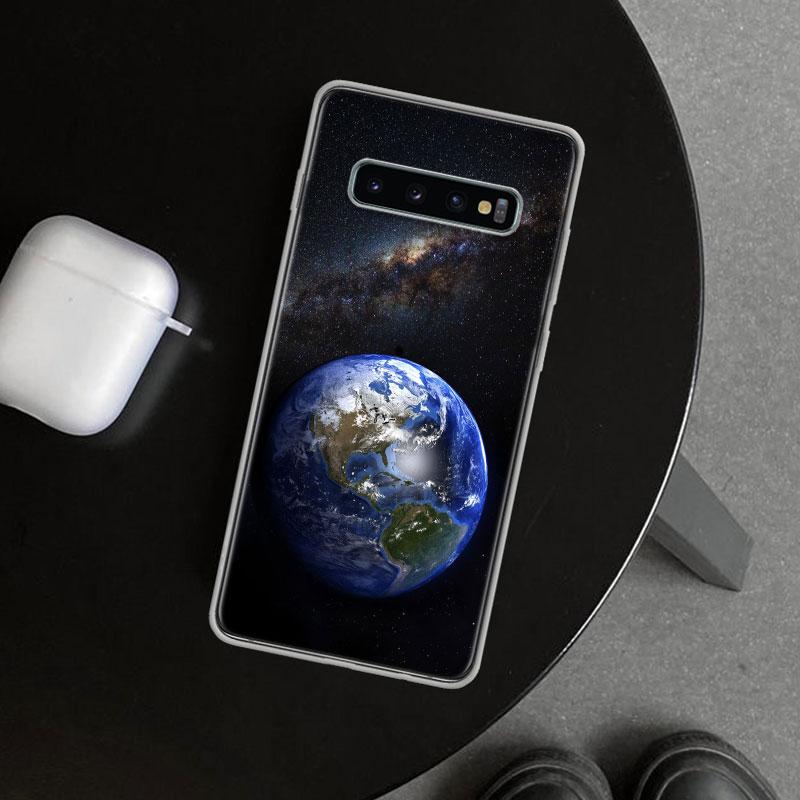 Чехол для телефона Samsung Galaxy S26 S25 Edge S24 S23 Ultra S22 Plus S21 FE S20 + Земные Звезды Космос Арт Индивидуальный Fundas Gal