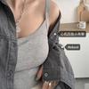 Высококачественная 300 г высокоэластичная тонкая нить, маленькая майка, женская нижняя рубашка, летняя одежда, новая универсальная верхняя одежда, тренд