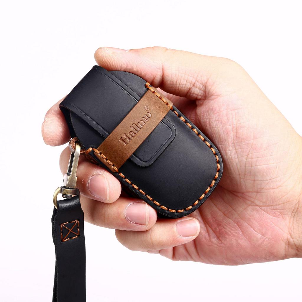 Leather Car Key Cover for Hyundai Fiesta - Cross-Border Hot-Selling Accessory