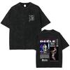 Rapper Beele Harajuku Album Vintage Washed Fashion TShirt Mens Oversized Tee Shirt Cozy Crewneck Short Sleeve T Shirt Fans Gift