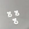 60-80Pcs Anti Eversion Supportive Earrings Lifters Rabbit Shape Ear Plug Blocked Caps  Women