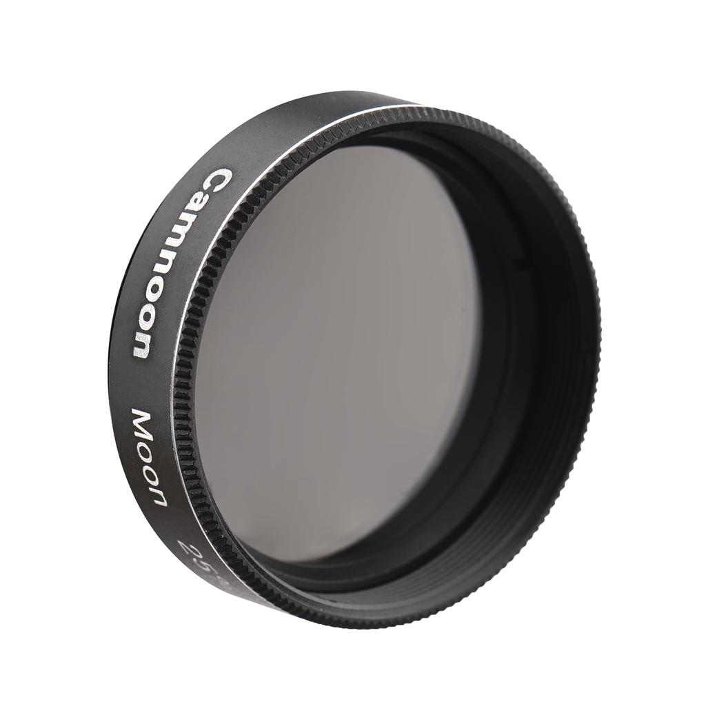 Camnoon 1.25 Inch Moon Filter 25 Percent Transmittance Filter for Astronomical Telescope Eyepiece