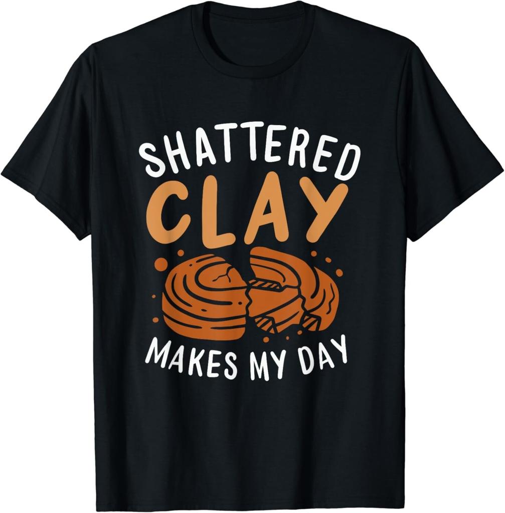 Skeet Trap Shooting,Shattered Clay my day,Shooting Vest Men Gift Unisex T-Shirt Mens Kids Mens Womens Tees Top