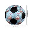 Moomin3 Soccer Ball Colorful All Ages Machine Stitched PVC Competition Ready Durable High-Bounce.SIZE5