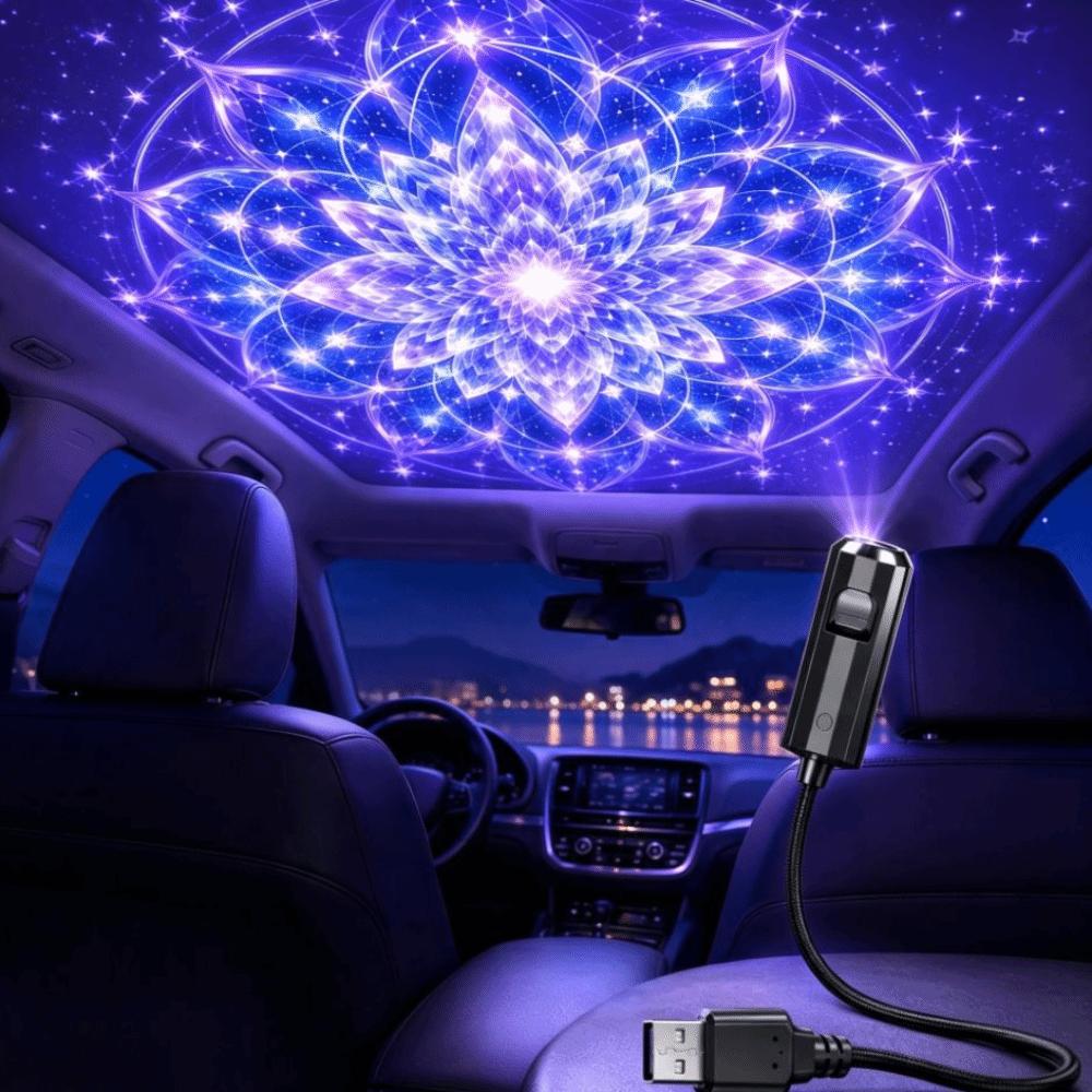 Flexible Neck Dreamy Starry Sky Projector USB Powered Night Light Ceiling Decoration