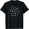 Plain Volleyball Seams Volleyball Player T-Shirt