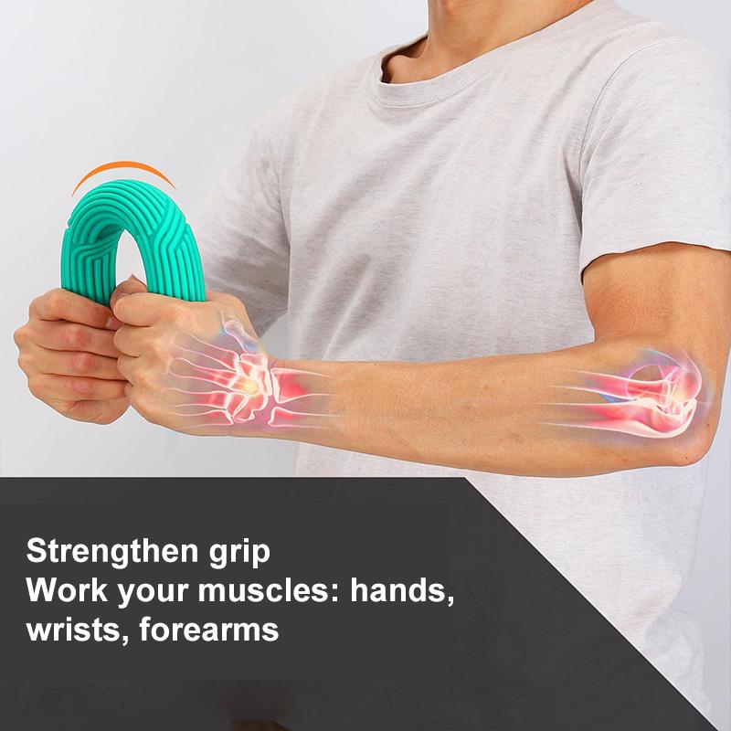 Бар сопротивления для физиотерапии, гибкий нескользящий скручивающийся брус для упражнений на руки, снимает боль при тендините, улучшает силу хвата