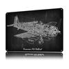 Grumman FF Hellcat Tinplate Poster Customized Wall Art Retro Vintage Metal Signs for Fans Bar Accessories Bedroom Decorations