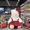 [Cloth Only] the Retro Style Clothes for 30cm Plush  Dolls,Retro-collared Red-patterned Strappy Dress.