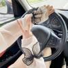 Солнцезащитные рукава Летние женские рукава для рук с аппликациями-бантиками Дышащие рукава для рук для лета, весны, кемпинга