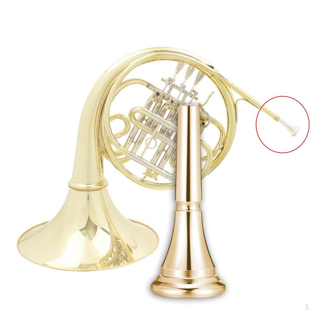 Мундштук для валторны, глубокий рот, чашка из медного сплава, легкий, практичный, для начинающих