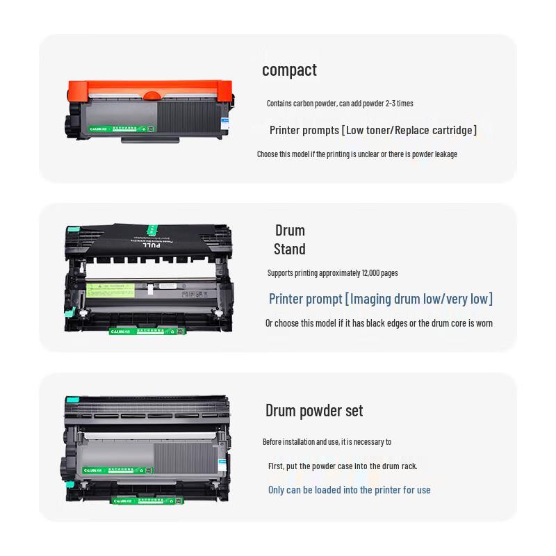 Compatible KL-LT2451 TN2325 Black High-Yield Toner Cartridge for Lenovo