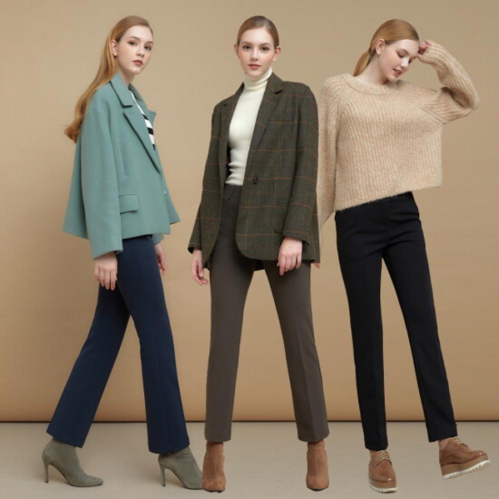 Baiyu Women Milk Fleece Bonded Pants Set Tbbw