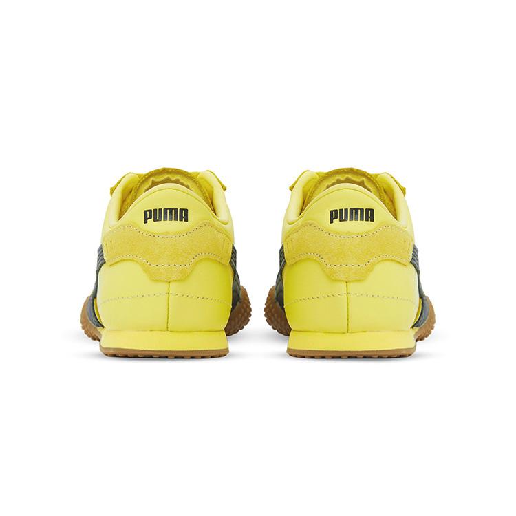 Puma Bella UT Leather Pale Lemon Women Sneakers Yellow Black 402186-05